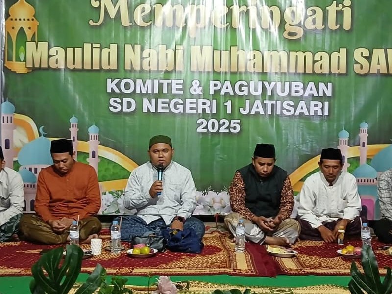 SDN 1 JATISARI MEMPERINGATI MAULID NABI MUHAMMAD SAW